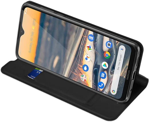 Dux Ducis Skin Pro Series Nokia 5.3 Hoesje Portemonnee Zwart afbeelding 4