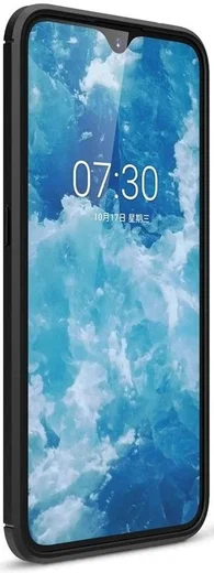 Nokia 2.3 Geborsteld TPU Hoesje Zwart afbeelding 4