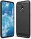 Nokia 2.3 Geborsteld TPU Hoesje Zwart afbeelding 6