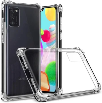 Samsung Galaxy A41 Hoesje Schokbestendig en Dun TPU Back Cover Transparant