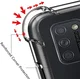 Samsung Galaxy A41 Hoesje Schokbestendig en Dun TPU Back Cover Transparant afbeelding 8