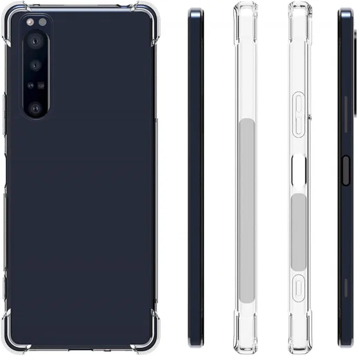 Sony Xperia 1 II Hoesje Schokbestendig Transparant afbeelding 5