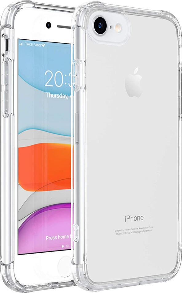 Apple iPhone SE (2020/2022) Hoesje Schokbestendig Dun TPU Transparant afbeelding 1