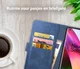 Rosso Element OnePlus 8 Hoesje Book Cover Blauw afbeelding 6