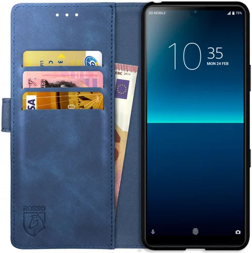 Rosso Element Sony Xperia L4 Hoesje Book Cover Blauw afbeelding 1