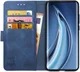 Rosso Element Xiaomi Mi 10 / Mi 10 Pro Hoesje Book Cover Blauw afbeelding 1