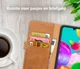 Rosso Element Samsung Galaxy A41 Hoesje Book Cover Lichtbruin afbeelding 9