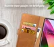 Rosso Element OnePlus 8 Hoesje Book Cover Lichtbruin afbeelding 9