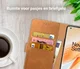 Rosso Element OnePlus 8 Pro Hoesje Book Cover Lichtbruin afbeelding 9