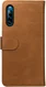 Rosso Element Sony Xperia L4 Hoesje Book Cover Lichtbruin afbeelding 5