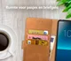 Rosso Element Sony Xperia L4 Hoesje Book Cover Lichtbruin afbeelding 9