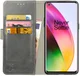 Rosso Element OnePlus 8 Hoesje Book Cover Grijs afbeelding 1