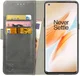 Rosso Element OnePlus 8 Pro Hoesje Book Cover Grijs afbeelding 1