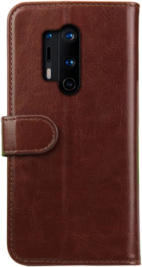 Rosso Element OnePlus 8 Pro Hoesje Book Cover Bruin afbeelding 5