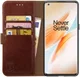 Rosso Element OnePlus 8 Pro Hoesje Book Cover Bruin afbeelding 1