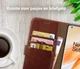 Rosso Element OnePlus 8 Pro Hoesje Book Cover Bruin afbeelding 9