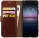 Rosso Element Sony Xperia 1 II Hoesje Book Cover Bruin afbeelding 1