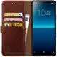 Rosso Element Sony Xperia L4 Hoesje Book Cover Bruin afbeelding 1