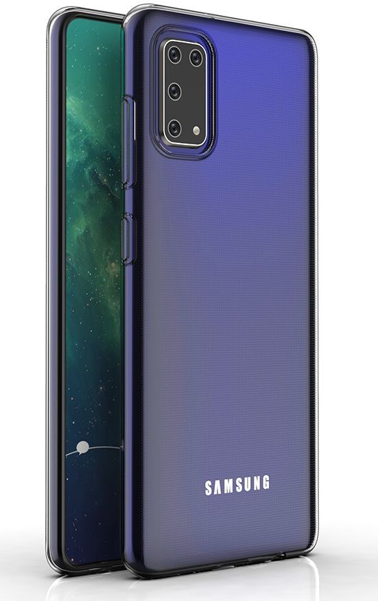 Samsung Galaxy A41 Hoesje Dun TPU Transparant afbeelding 3