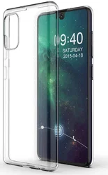 Samsung Galaxy A41 Hoesje Dun TPU Transparant afbeelding