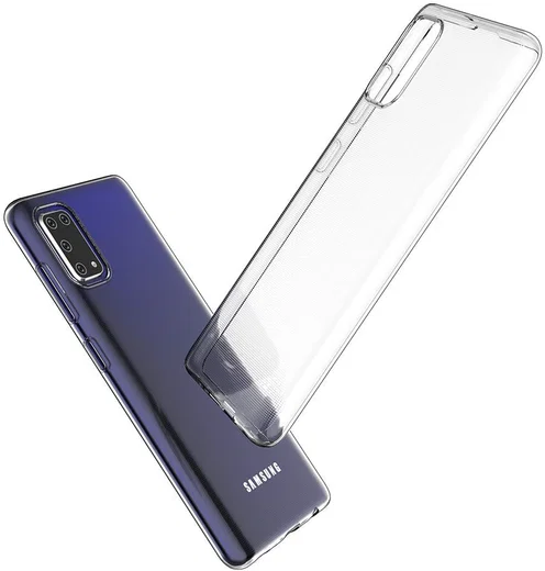 Samsung Galaxy A41 Hoesje Dun TPU Transparant afbeelding 4