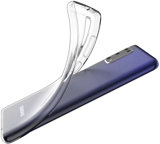Samsung Galaxy A41 Hoesje Dun TPU Transparant afbeelding 5