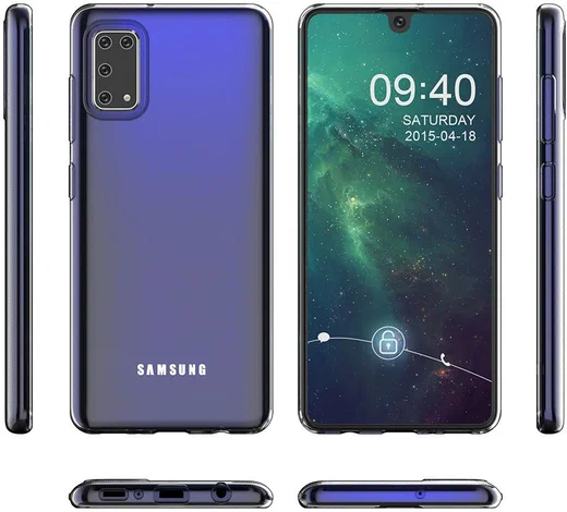 Samsung Galaxy A41 Hoesje Dun TPU Transparant afbeelding 7