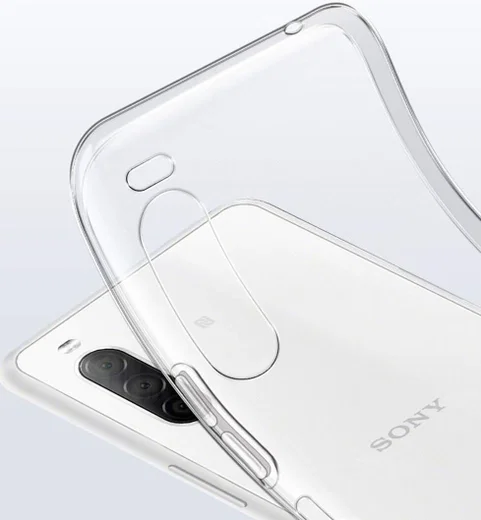 Sony Xperia 10 II Hoesje Dun TPU Transparant afbeelding 2