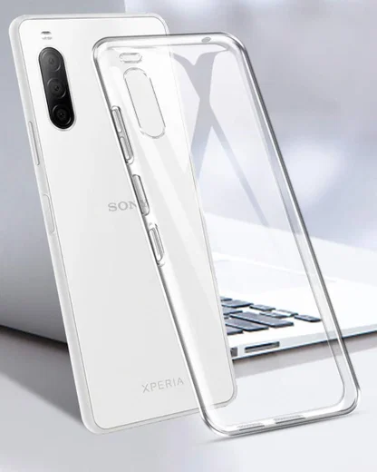 Sony Xperia 10 II Hoesje Dun TPU Transparant afbeelding 4