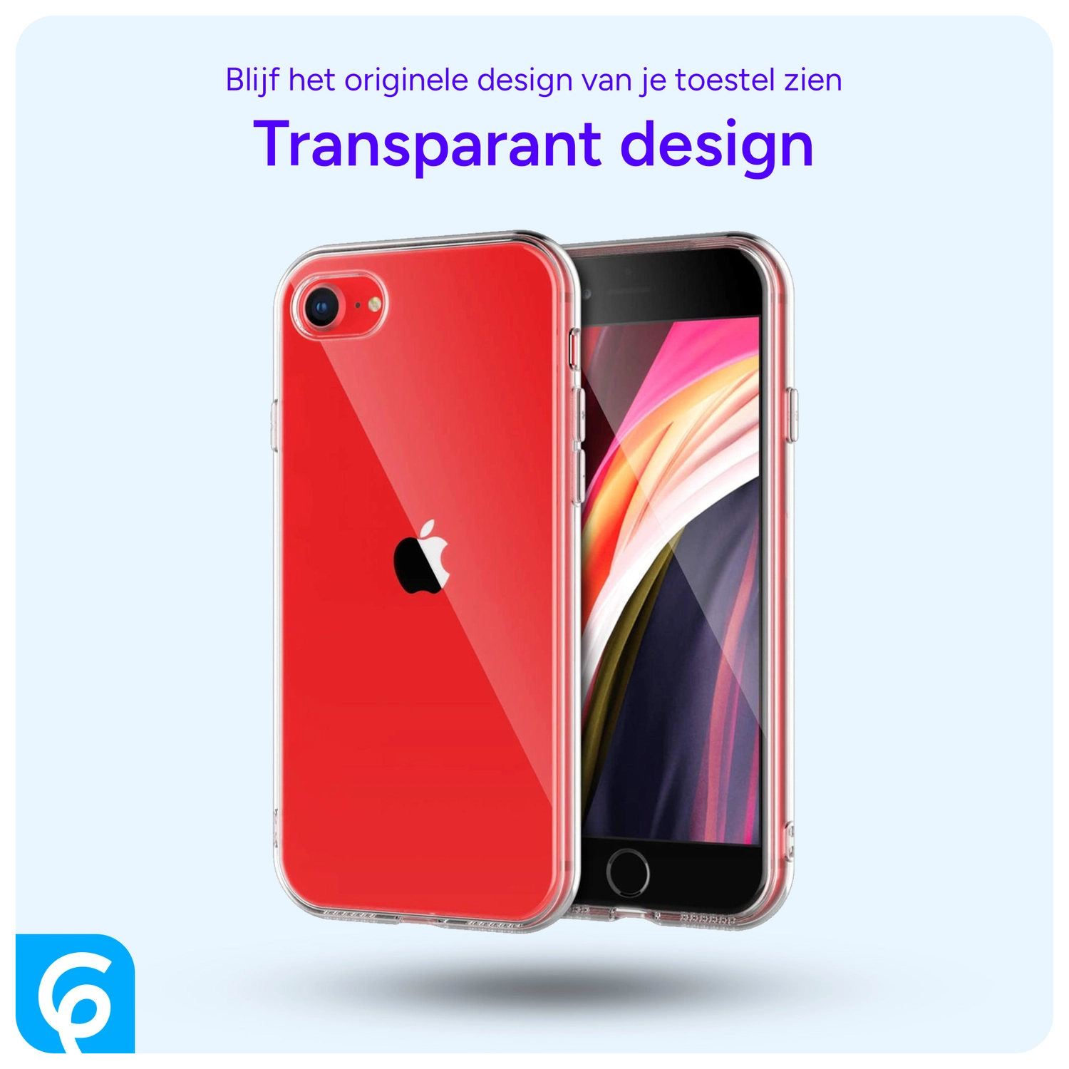 Apple iPhone SE (2020/2022) Hoesje Dun TPU Back Cover Transparant afbeelding 4