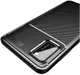 Samsung Galaxy A41 Hoesje Geborsteld Carbon Zwart afbeelding 4