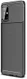 Samsung Galaxy A41 Hoesje Geborsteld Carbon Zwart afbeelding 1