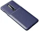 OnePlus 8 Siliconen Carbon Hoesje Blauw afbeelding 1