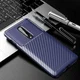 OnePlus 8 Siliconen Carbon Hoesje Blauw afbeelding 4