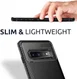 Sony Xperia 1 II Hoesje Siliconen Carbon TPU Back Cover Zwart afbeelding 3
