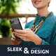 Sony Xperia 1 II Hoesje Siliconen Carbon TPU Back Cover Zwart afbeelding 5