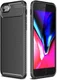 Apple iPhone SE (2020/2022) Hoesje Siliconen Carbon Zwart afbeelding 5