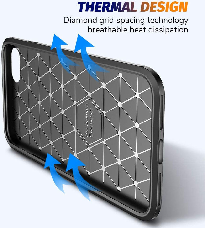 Apple iPhone SE (2020/2022) Hoesje Siliconen Carbon Zwart afbeelding 6