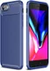 Apple iPhone SE (2020/2022) Hoesje Siliconen Carbon Blauw afbeelding 5