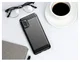 Samsung Galaxy A41 Geborsteld TPU Hoesje Zwart afbeelding 3
