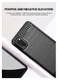 Samsung Galaxy A41 Geborsteld TPU Hoesje Zwart afbeelding 7
