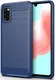 Samsung Galaxy A41 Geborsteld TPU Hoesje Blauw afbeelding 1