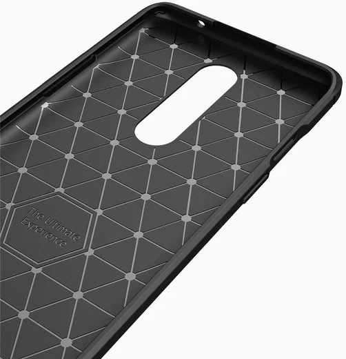 OnePlus 8 Hoesje Geborsteld TPU Flexibele Back Cover Blauw afbeelding 8