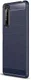 Sony Xperia 1 II Geborsteld TPU Hoesje Blauw afbeelding 1
