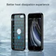 Apple iPhone SE (2020/2022) Hoesje Geborsteld TPU Back Cover Zwart afbeelding 8