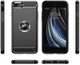 Apple iPhone SE (2020/2022) Hoesje Geborsteld TPU Back Cover Zwart afbeelding 10