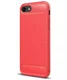 iPhone SE (2020/2022) / 8 / 7 Hoesje Geborsteld TPU Flexibel Rood afbeelding 2