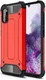 Samsung Galaxy A41 Hoesje Shock Proof Hybride Back Cover Rood afbeelding 1