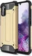 Samsung Galaxy A41 Hoesje Shock Proof Hybride Back Cover Goud afbeelding 1
