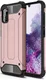 Samsung Galaxy A41 Hoesje Shock Proof Hybride Back Cover Roze afbeelding 1
